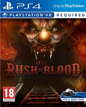 Until Dawn Rush of Blood PSVR for PS4 to rent