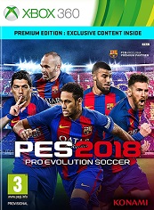 PES 2018 (Pro Evolution Soccer 2018) for XBOX360 to rent