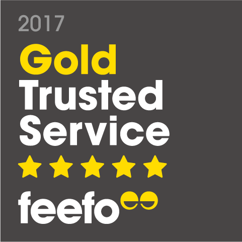 Feefo Gold Trusted Service